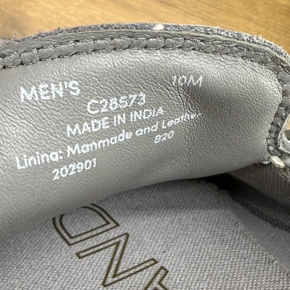 Cole Haan Zero Grand Driving Loafers Mens 10 M Gray Nubuck Leather Moc Toe Light